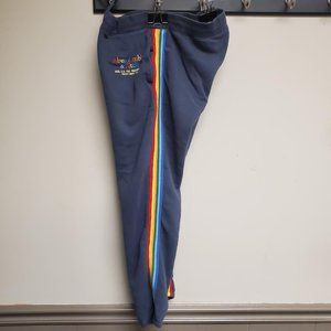 A & F Rainbow Sweatpants with pockets